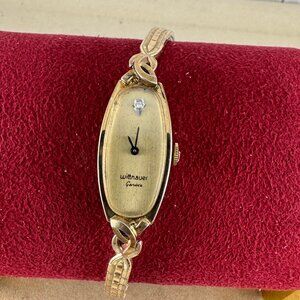 Vintage Swiss Wittnauer Gevene 10K Gold Filled Ladies Dress Watch